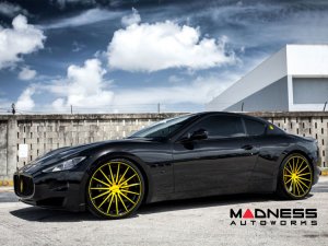 Maserati GranTurismo Custom Wheels - VFS-2 by Vossen - Yellow / Black